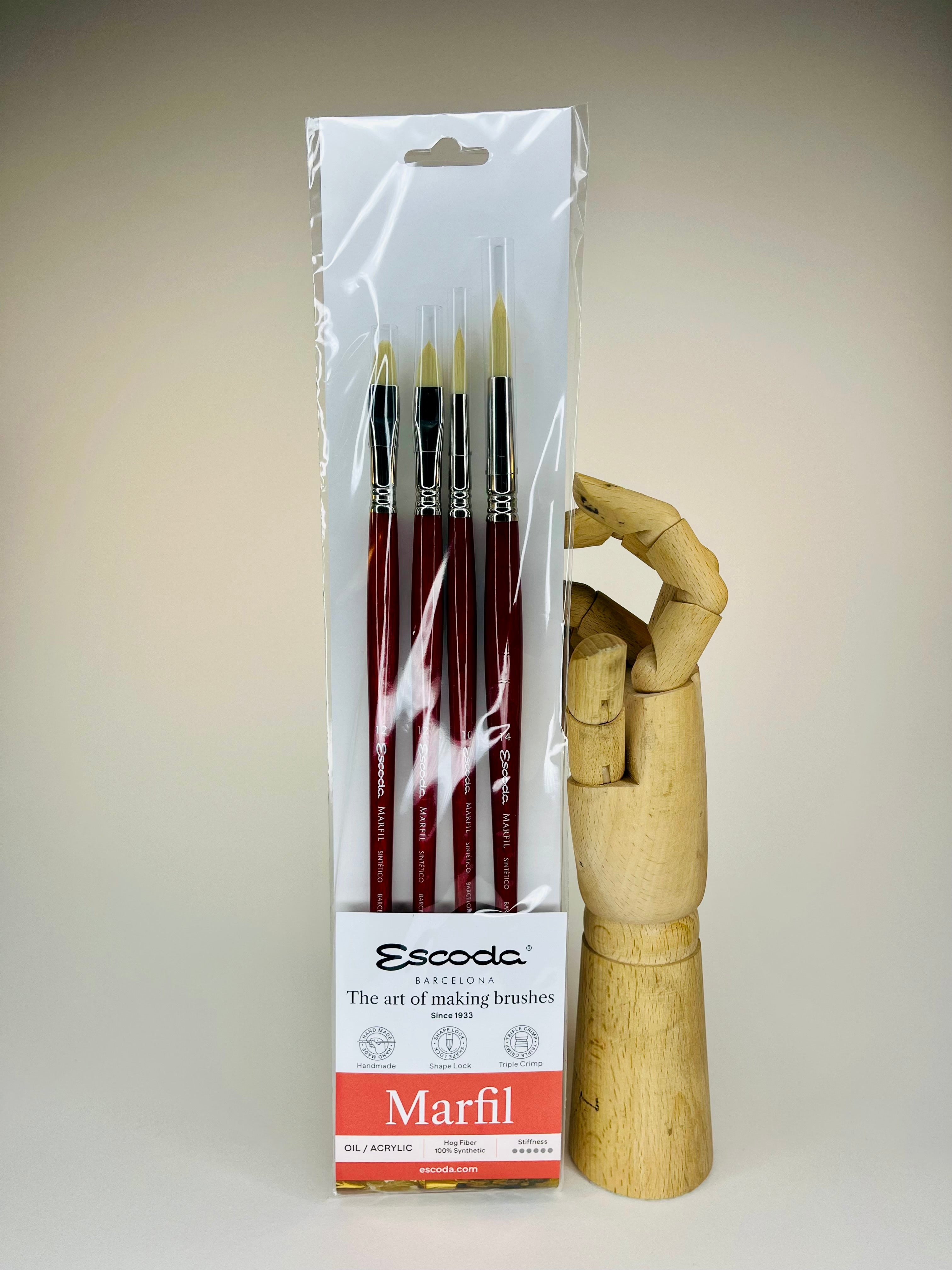 Escoda Marfil Brush Set for Oil and Acrylic