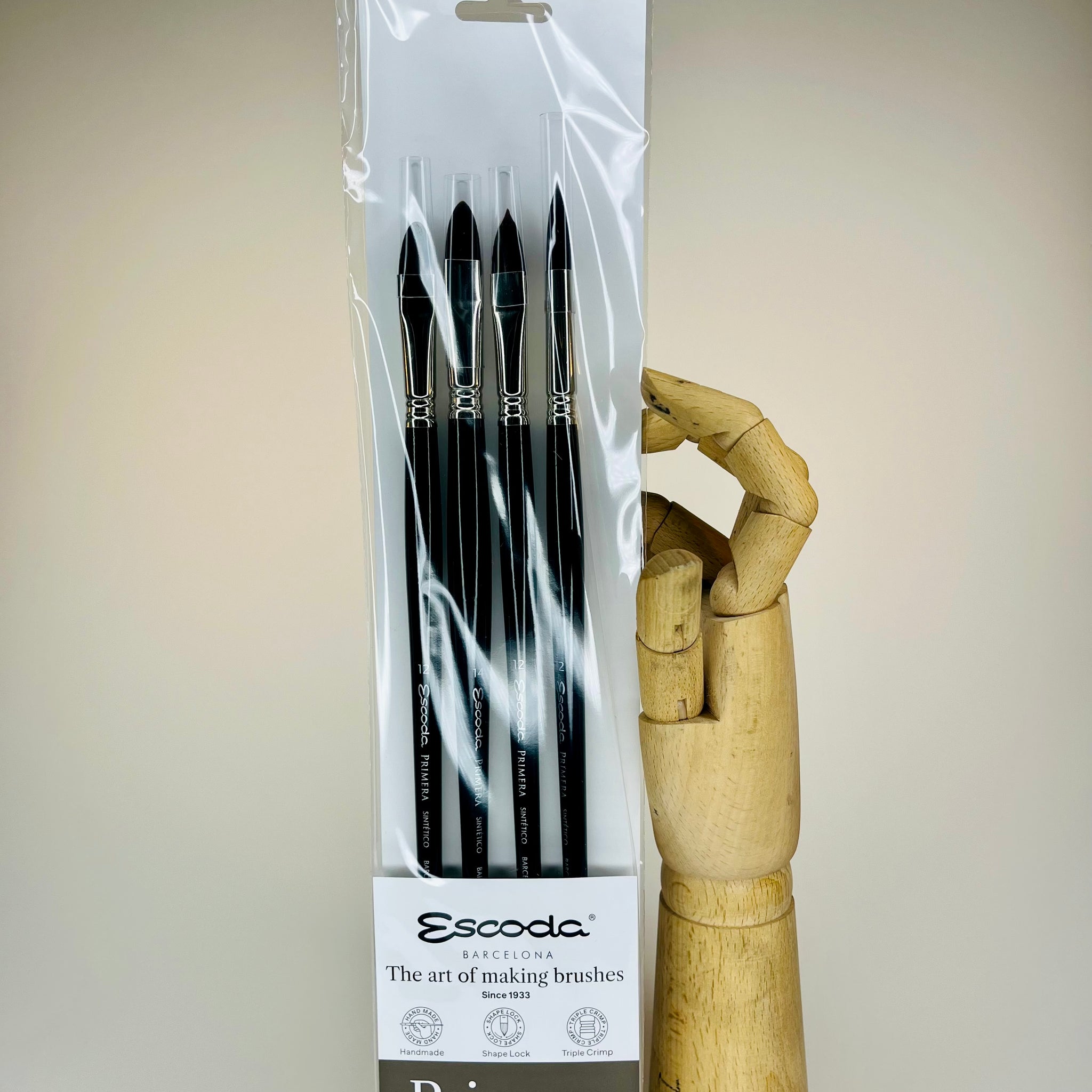 Escoda Primera Series Brush Set for Oil and Acrylic
