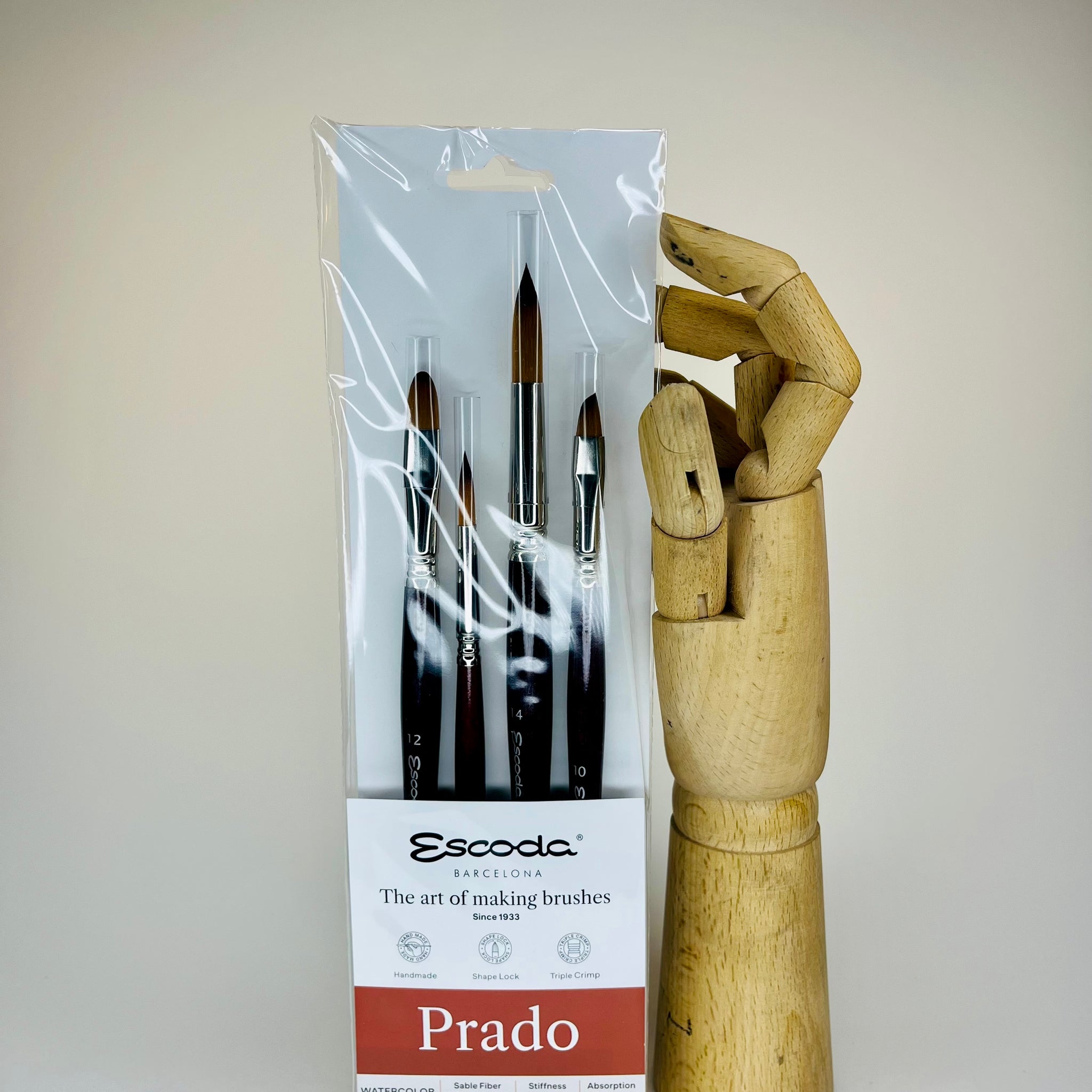 Escoda Prado Series Brush Set for Watercolour