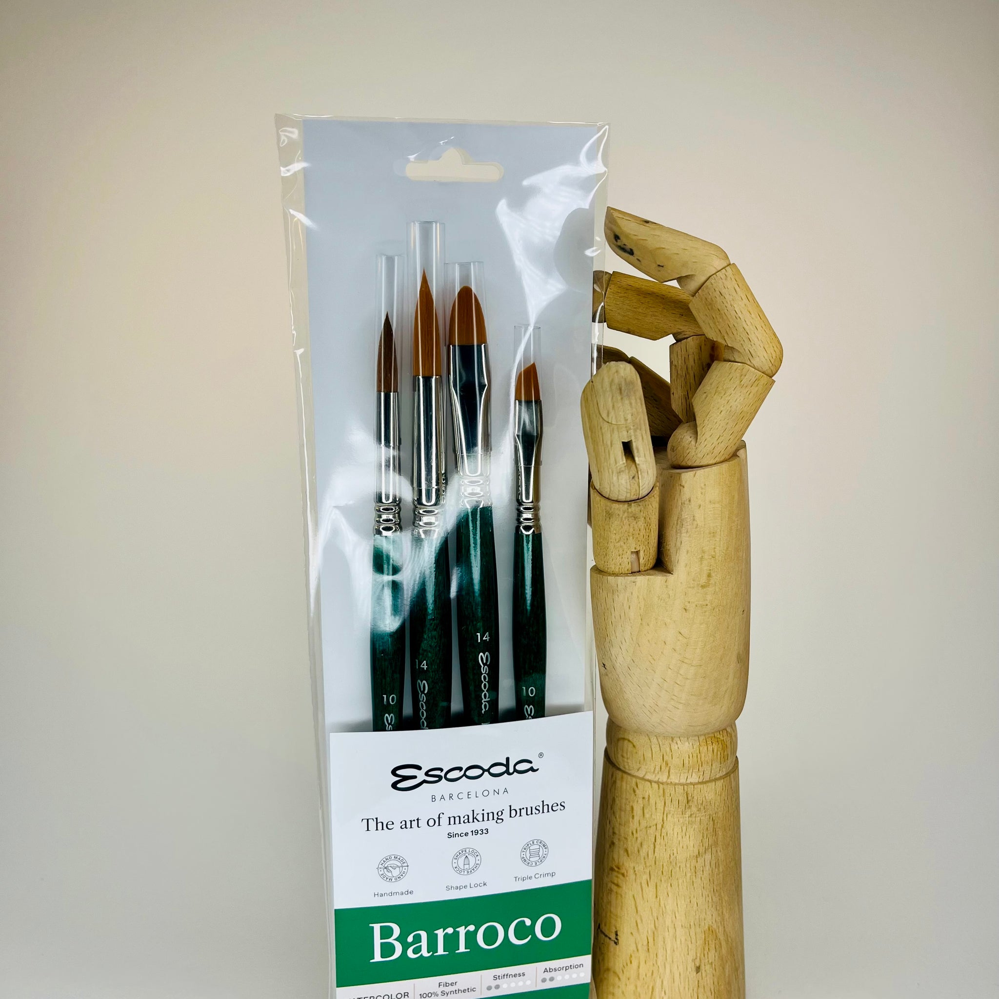 Escoda Barroco Series Brush Set for Watercolour