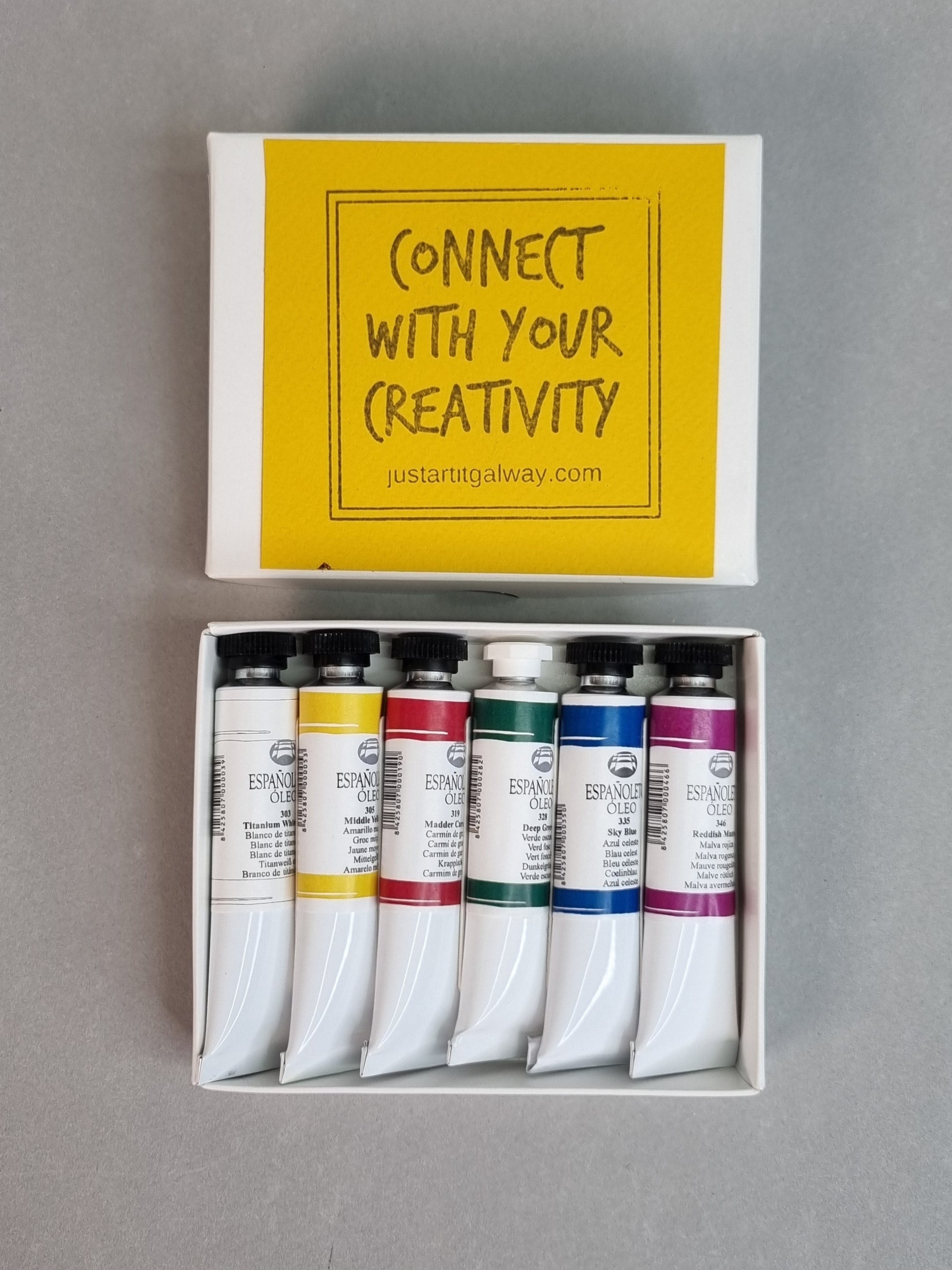 Just Art It Reduced Palette Oil Paint Set