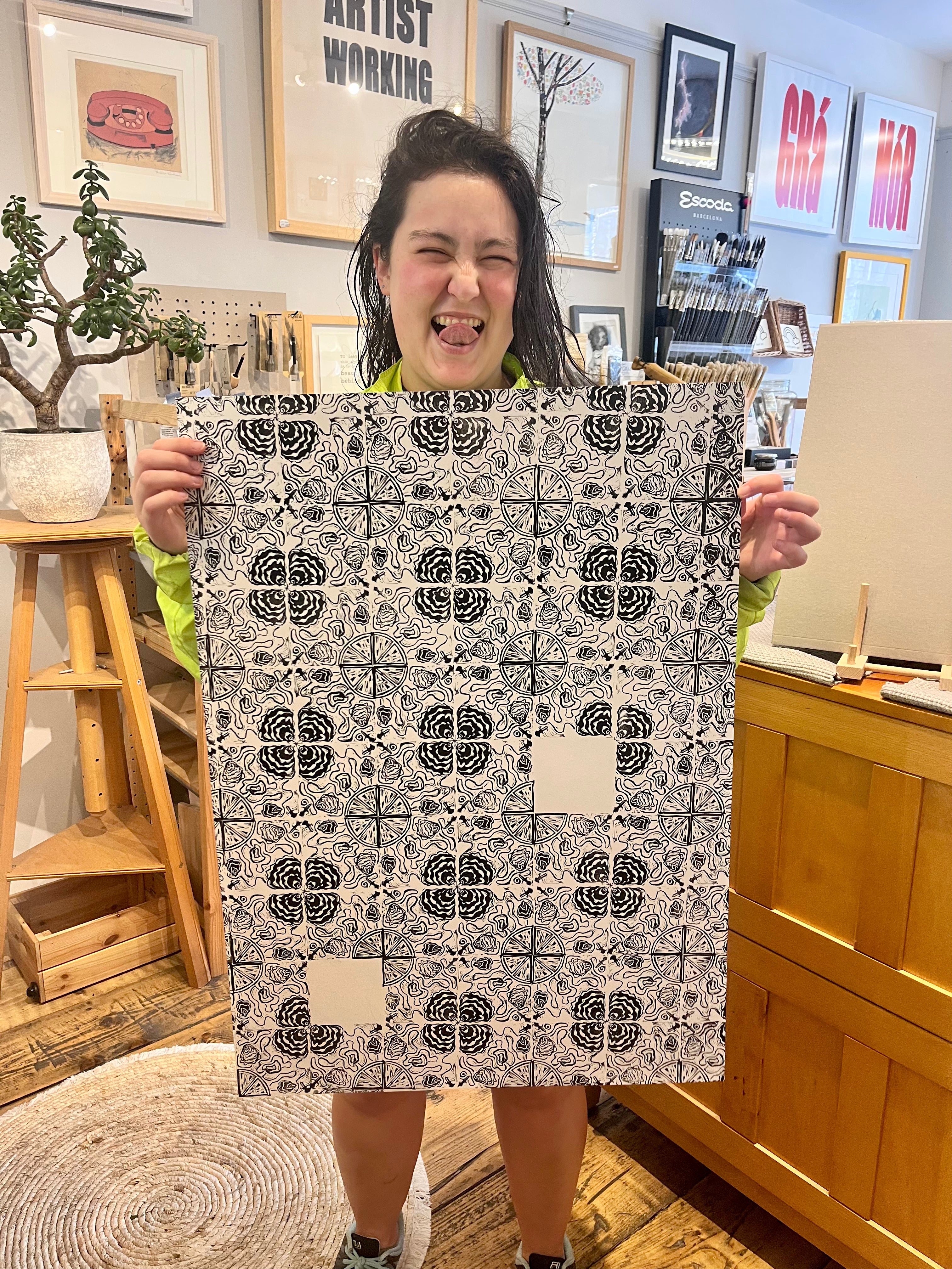 Block Printing with Repetitive Patterns 3 Week-Course