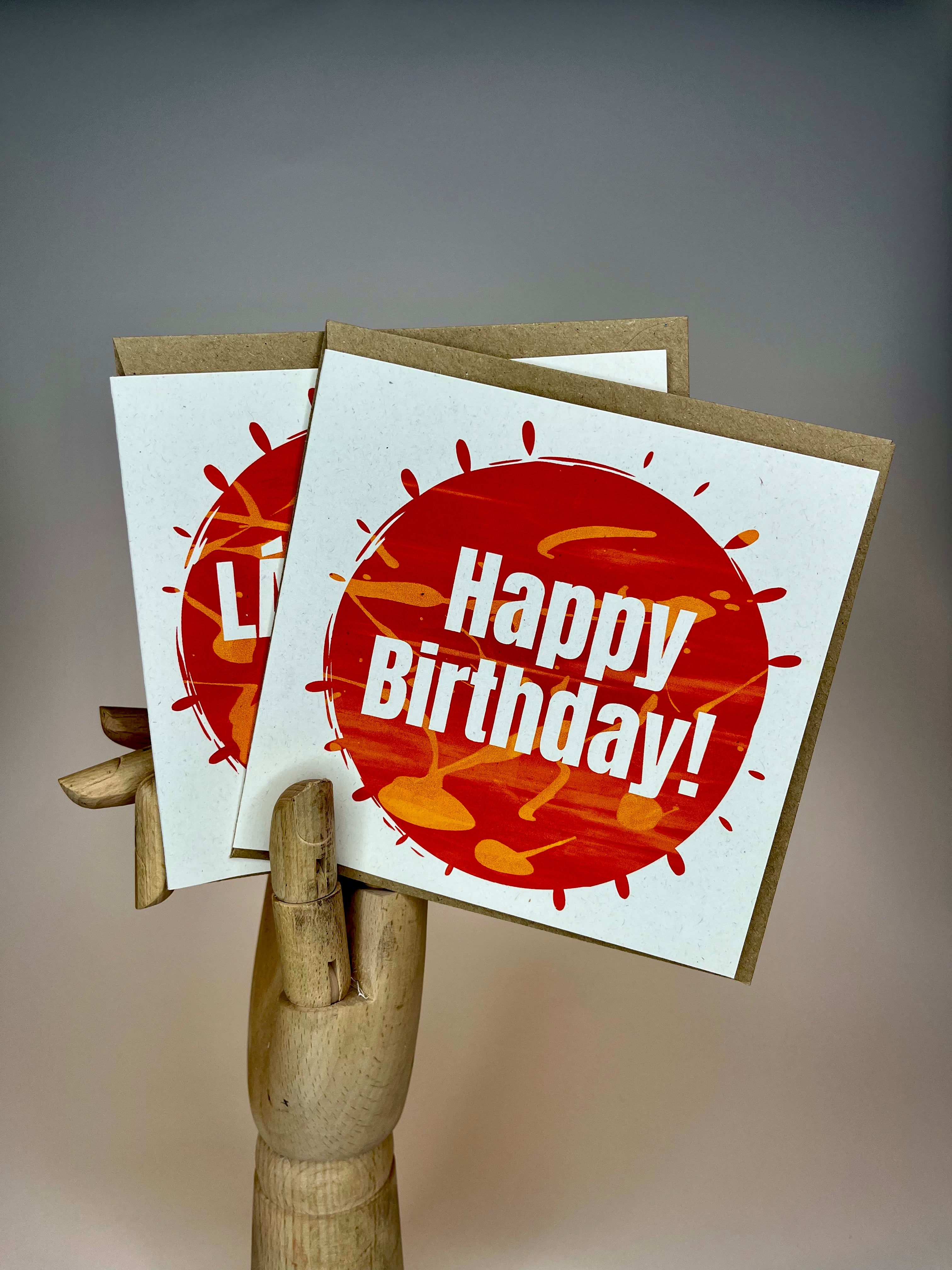 "Lá Breithe Shona / Happy Birthday" Bilingual Double Printed Card