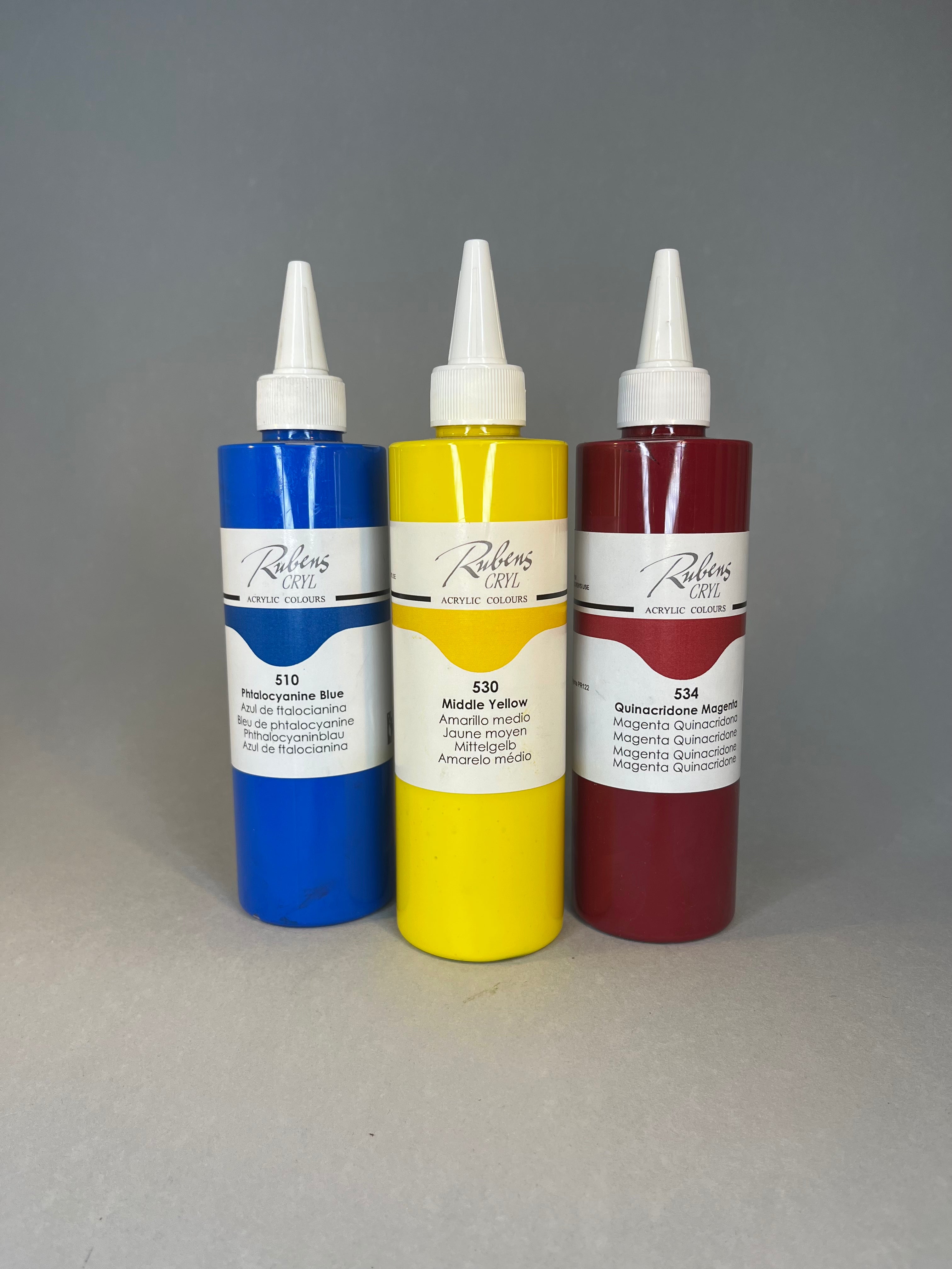 Just Art It x Rubens Acrylic Primary Set