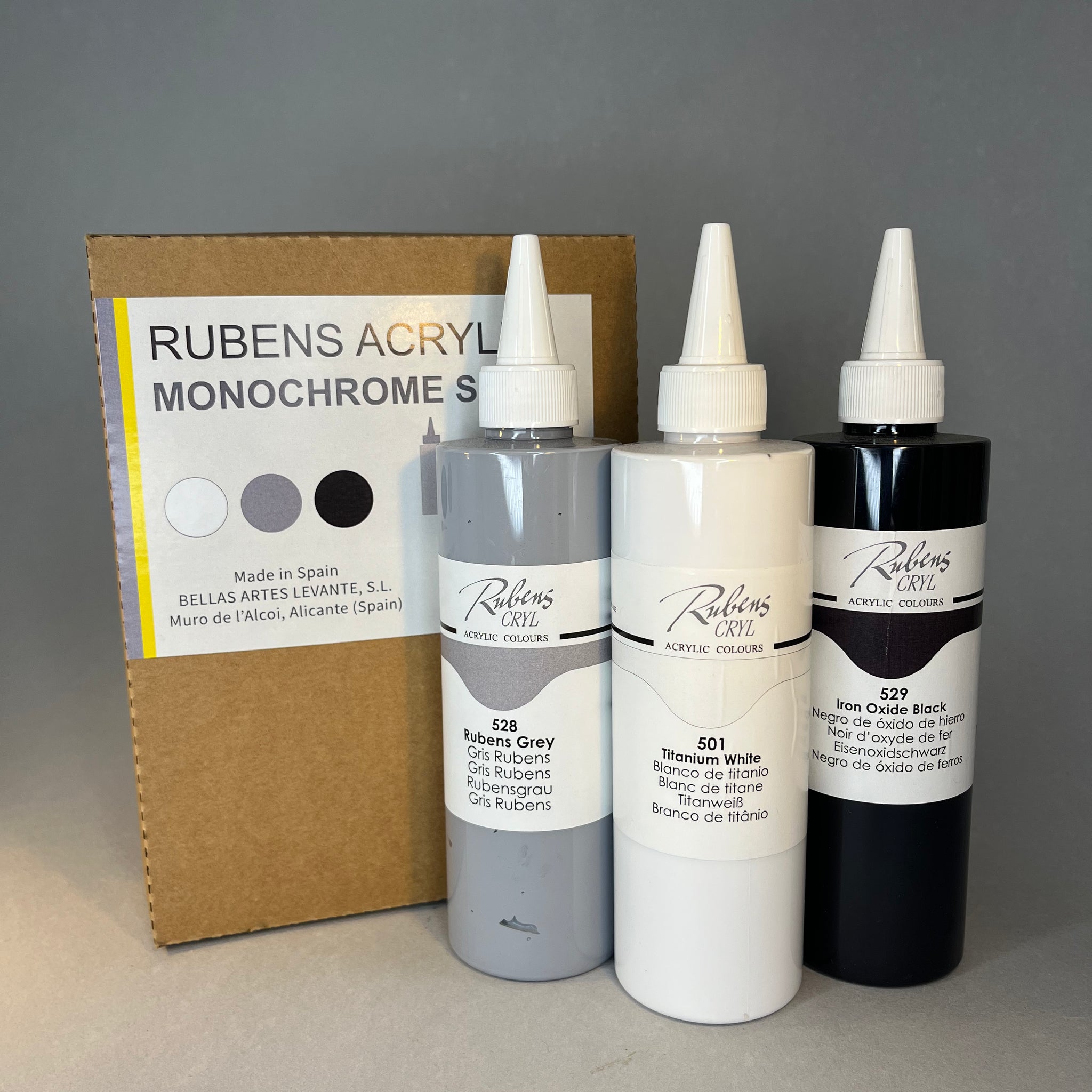 Just Art It x Rubens Acrylic Monochrome Set