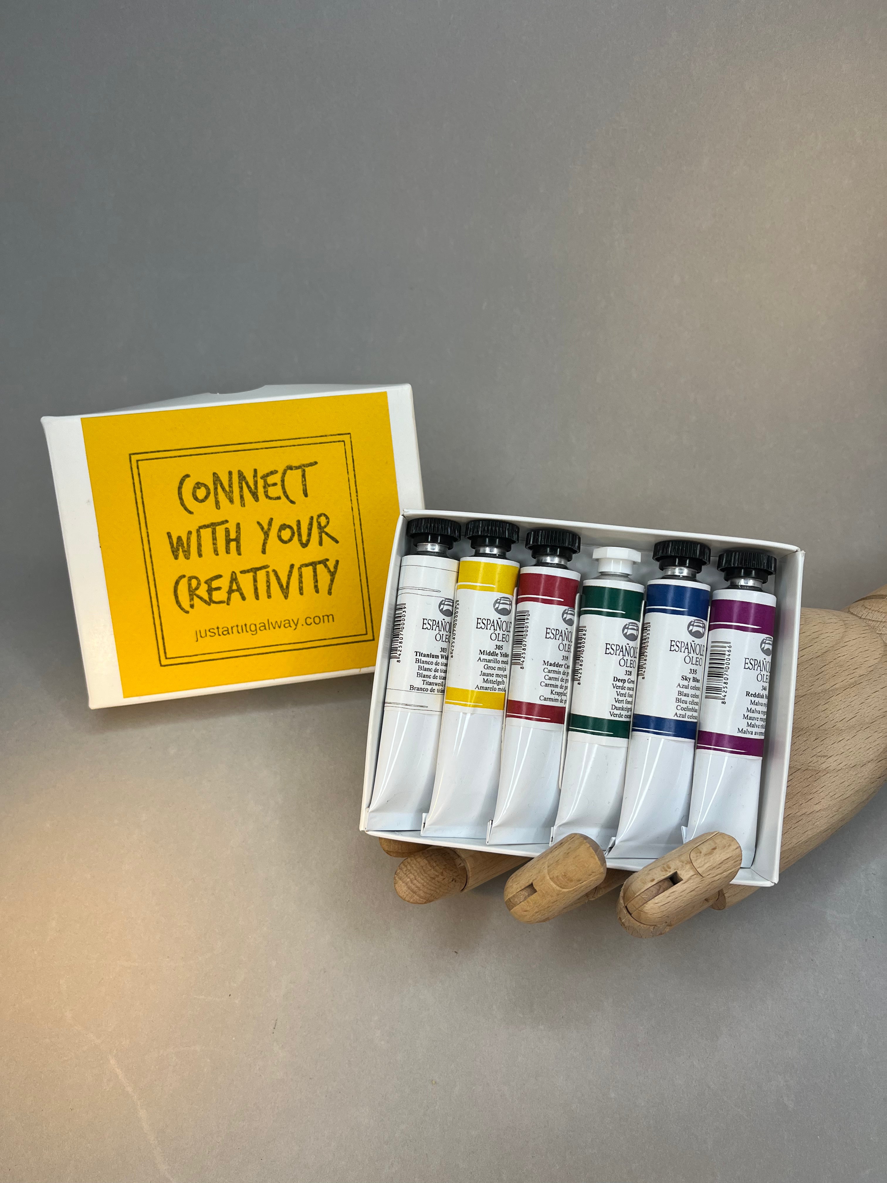 Just Art It Reduced Palette Oil Paint Set