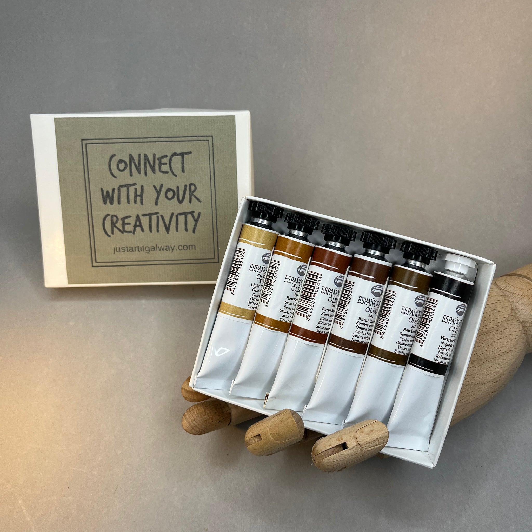 Just Art It Earth Tones Oil Paint Set