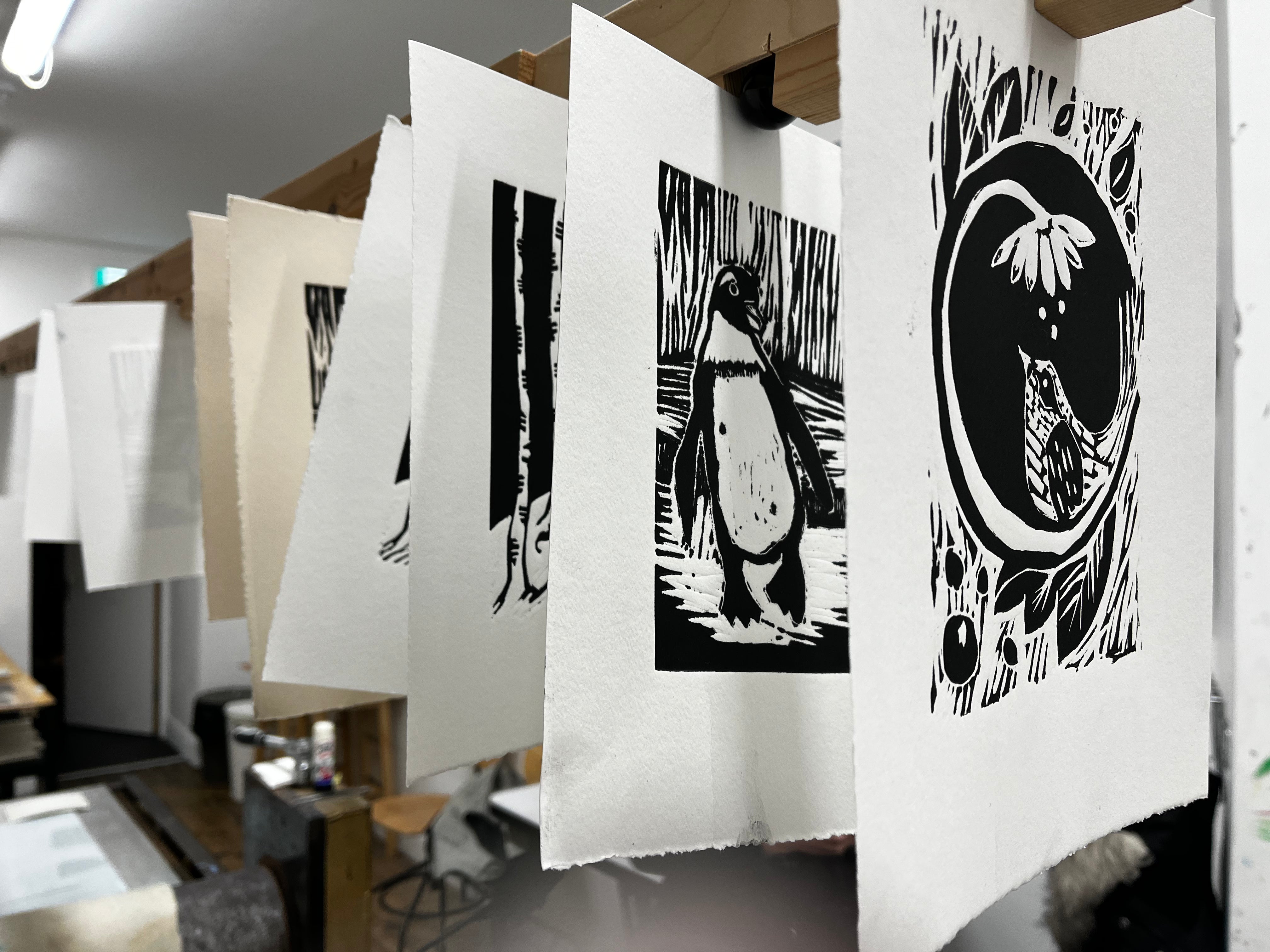 Introduction to Linocut Printmaking 4 Week Course
