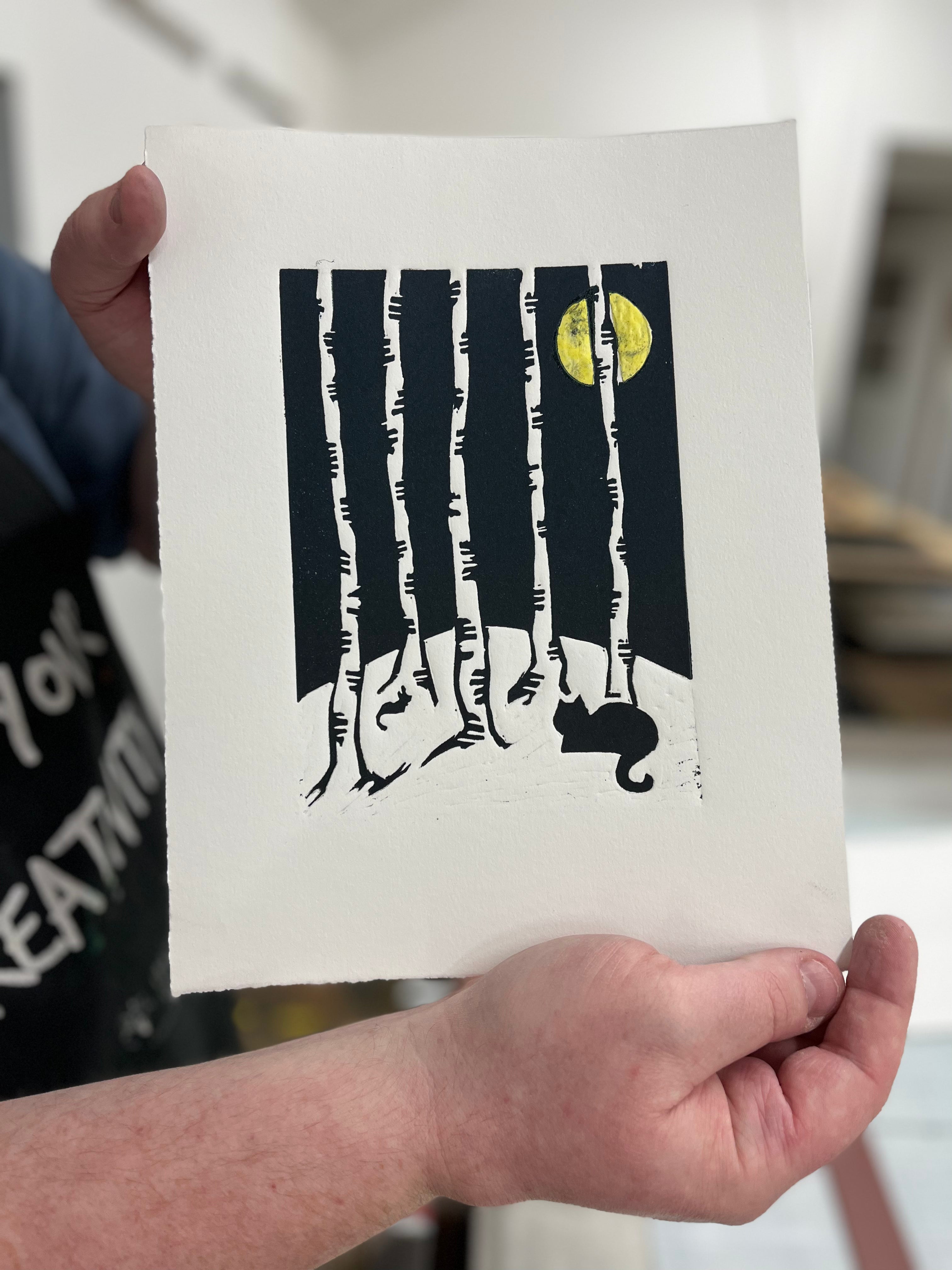 Introduction to Linocut Printmaking 4 Week Course