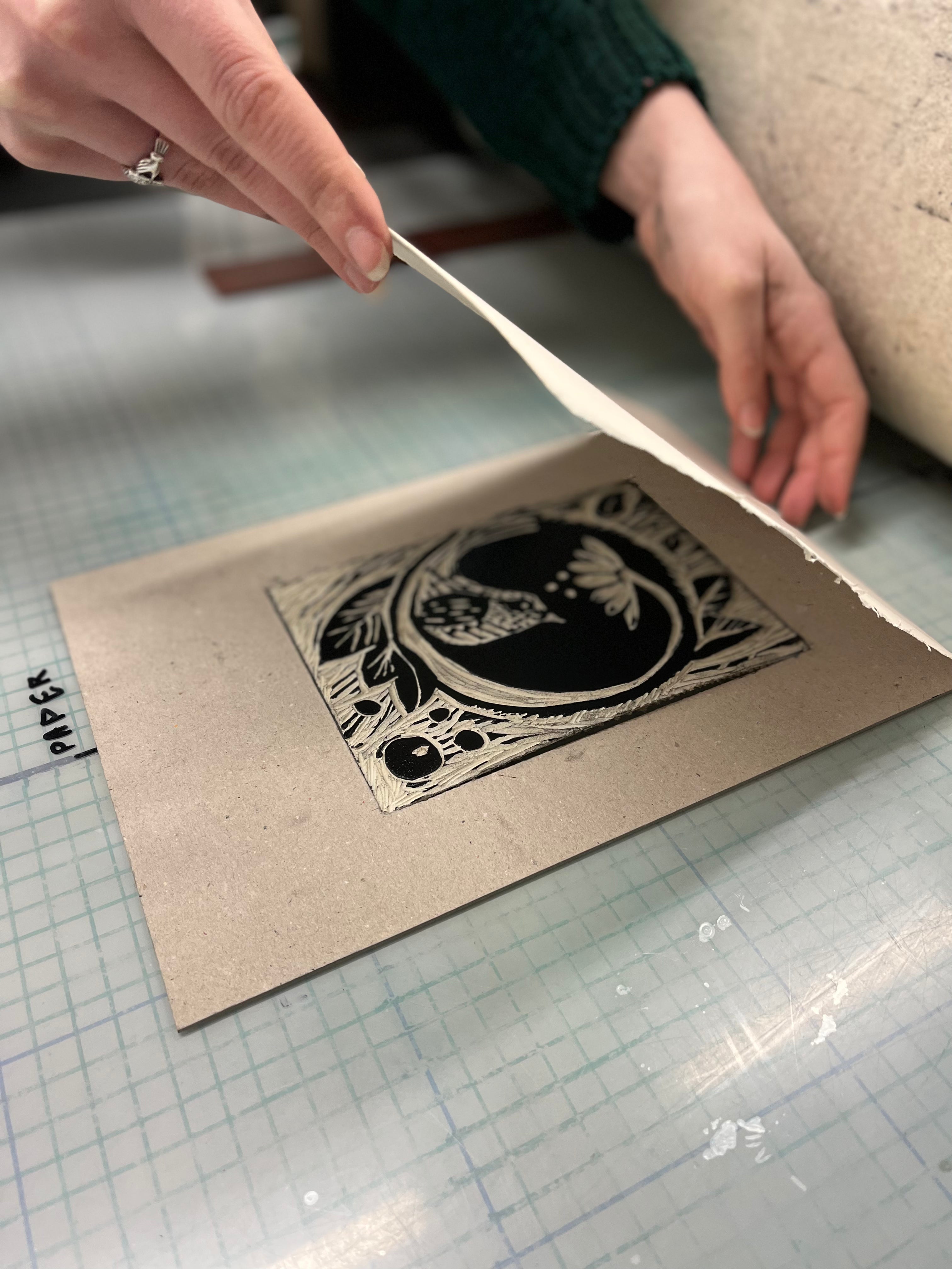 Introduction to Linocut Printmaking 4 Week Course