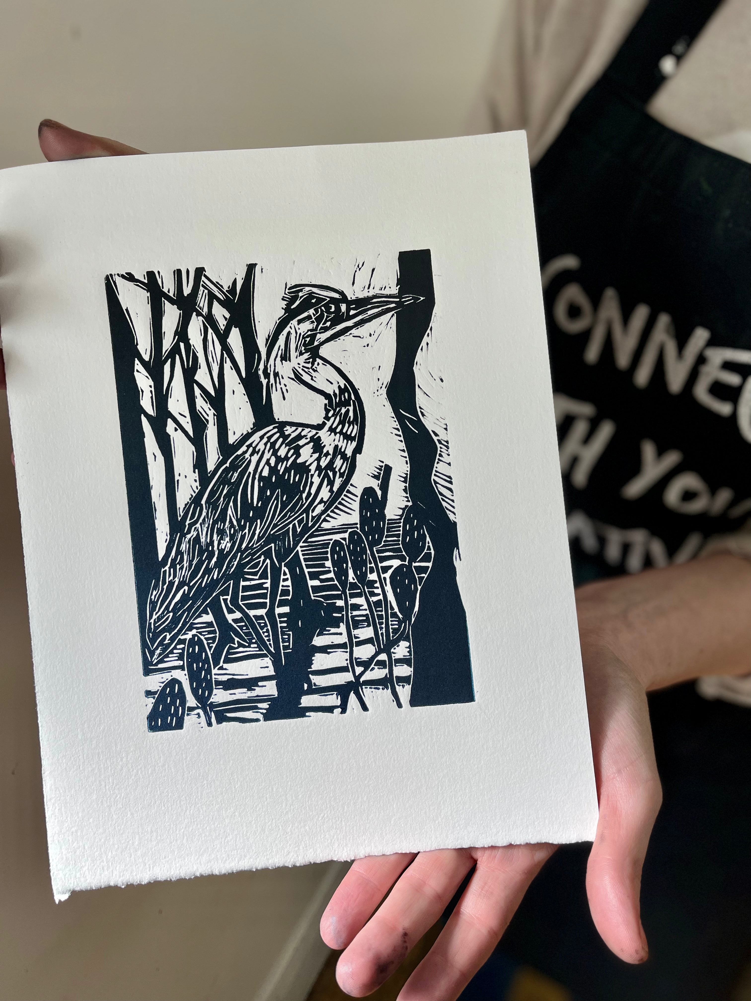 Introduction to Linocut Printmaking 4 Week Course