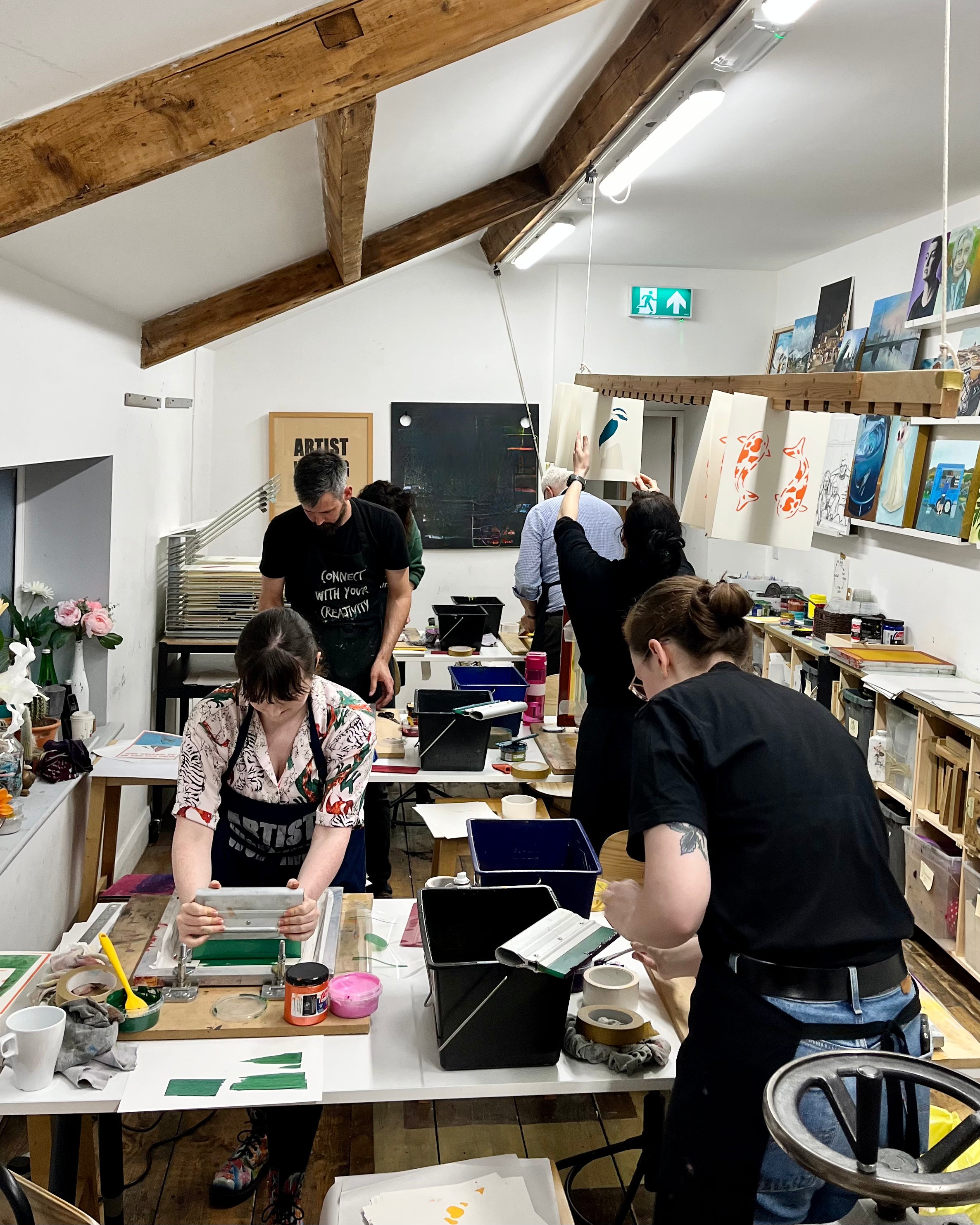 Screen Printing Manual Techniques 4 Week Course – Just Art It Galway