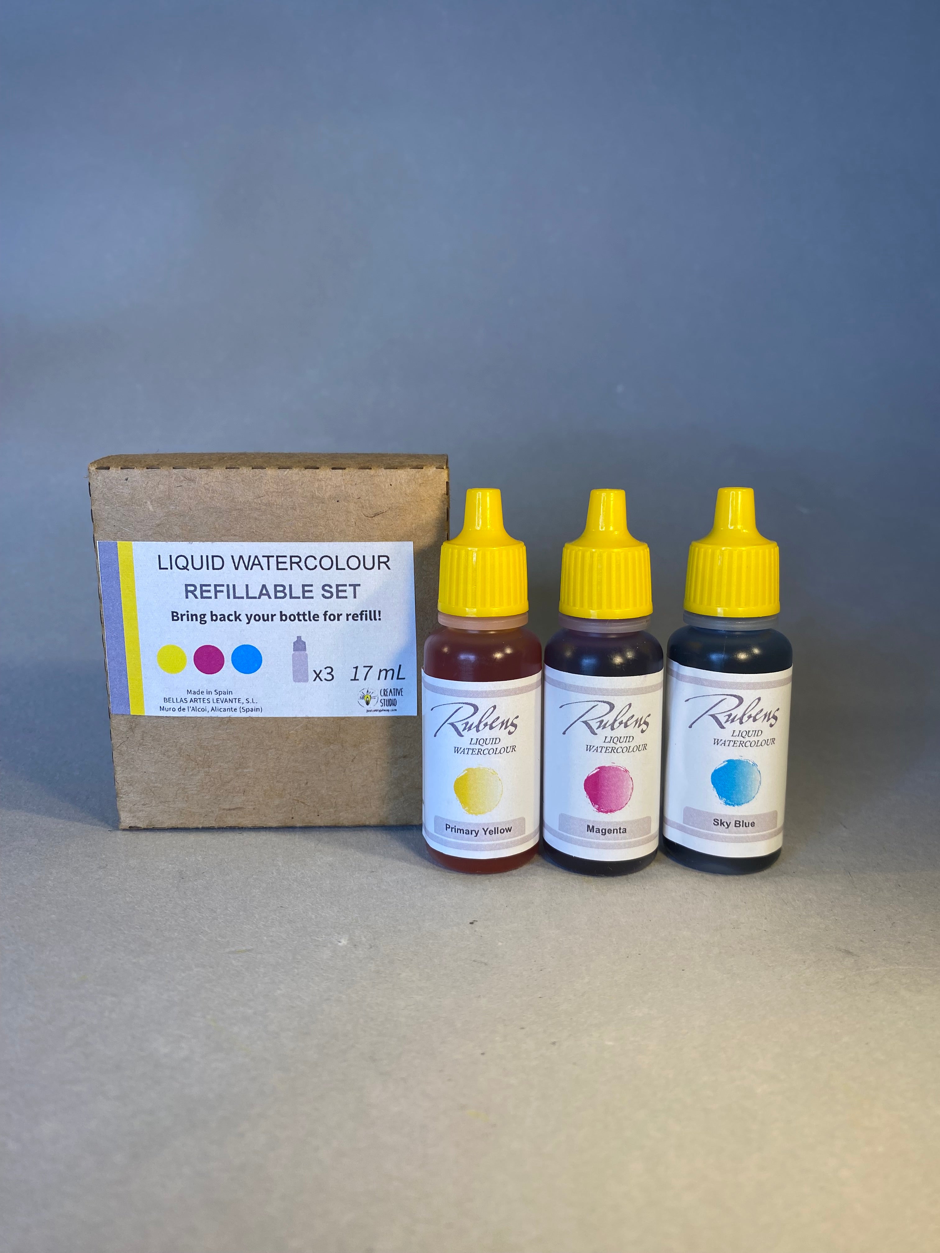 Just Art It x Rubens Liquid Watercolour Refillable Sets