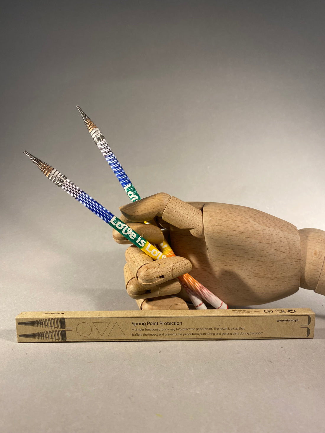 "Love Is Love" Viarco Pride Pencils with Ova Tips