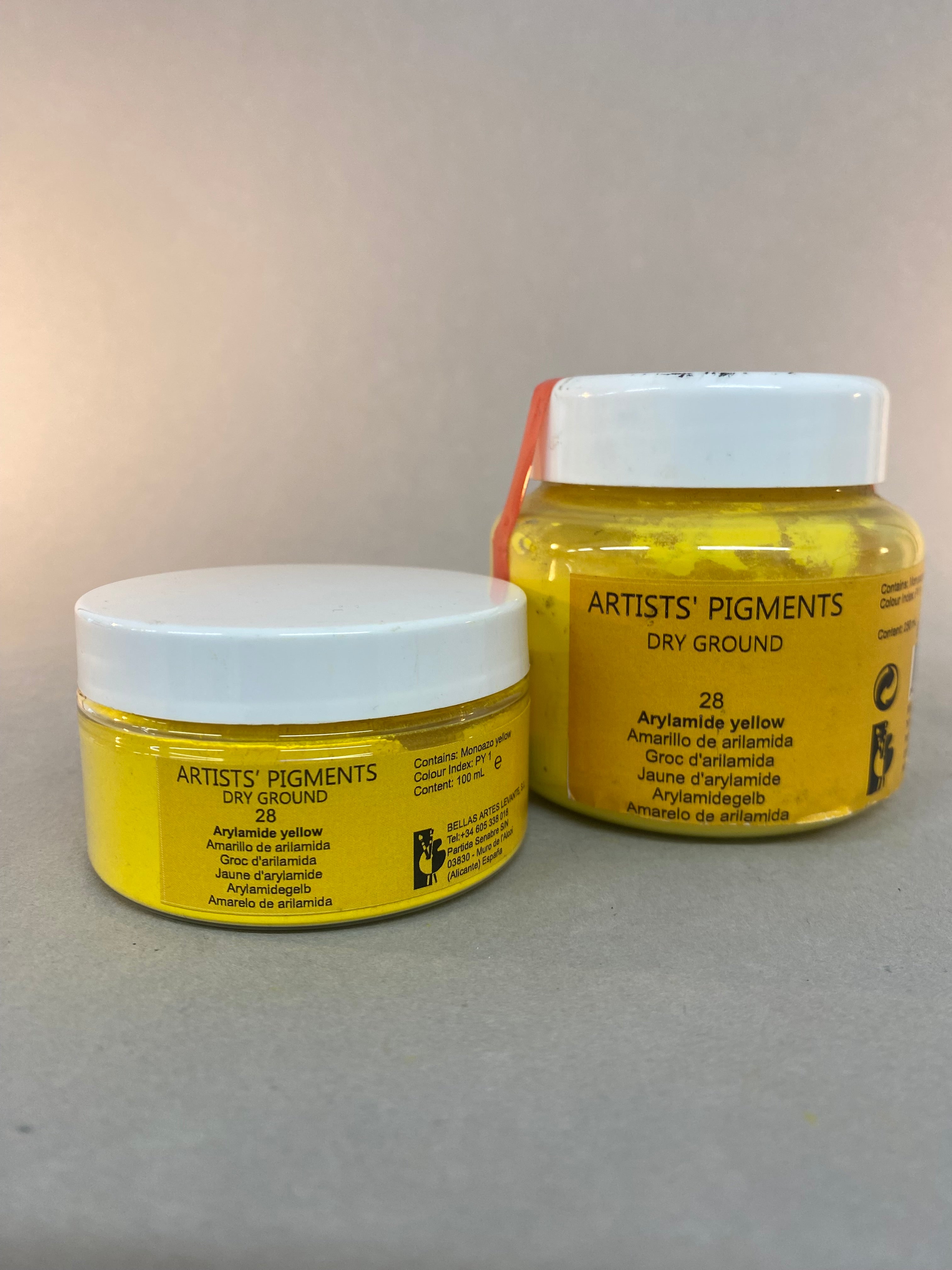 Artist's Pigments Dry Ground