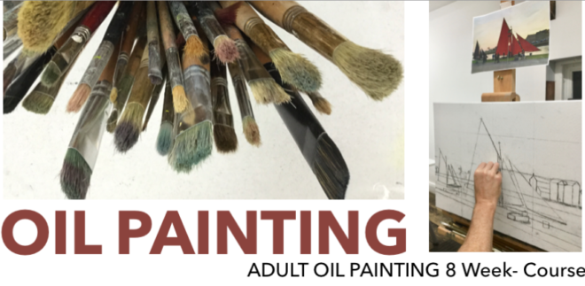 adult oil painting courses at Just Art It Creative Studio