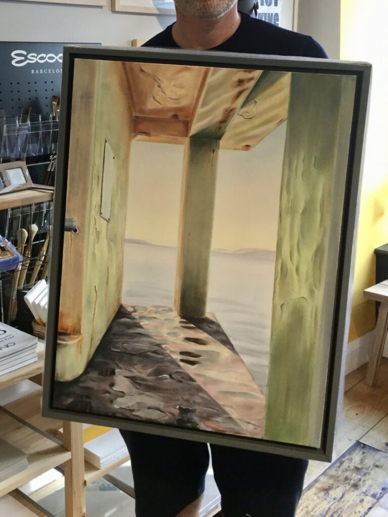 Canvas board 3D box - Oil painting by Colm Henry